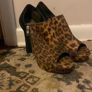 Diba London animal print heels